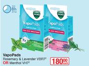 Vicks VappoPads Rosemary & Lavender VBR7 Or Menthol VH7-Each