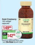 Gold Cranberry-120 Softgel Capsules