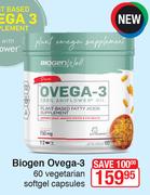 Biogen Ovega-3-60 Vegetarian Softgel Capsules