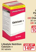 Lifestyle Nutrition Calcium+90 Tablets 