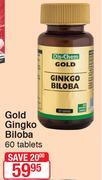 Gold Gingko Biloba-60 Tablets