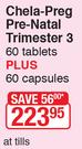 Chela-Preg Pre-Natal Trimester 3-60 Tablets Plus 60 Capsules