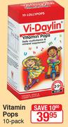 Vi-Daylin Vitamin Pops-10 Pack