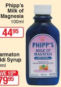 Phipp's Milk Of Magnesia-100ml