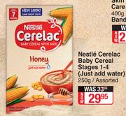Nestle Cerelac Baby Cereal Stage 1-4 (Just Add Water) Assorted-250g
