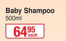 Johnson's Baby Shampoo-500ml Each
