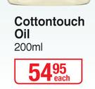 Johnson's Cottontouch Oil-200ml Each