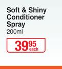 Johnson's Soft & Shiny Conditioner Spray-200ml Each
