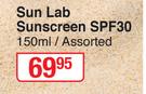 Sun Lab Sunscreen SPF30 Assorted-150ml
