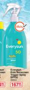 Everysun Kids Sunscreen Trigger Spray SPF50-200ml Each