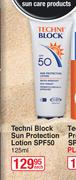 Techni Block Sun Protection Lotion SPF50-125ml