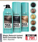 L'Oreal Magic Retouch Instant Root Concealer Spray Assorted-75ml Each