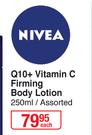 Nivea Q10+ Vitamin C Firming Body Lotion Assorted-250ml Each