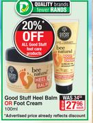 Good Stuff Heel Balm Or Foot Cream-100ml Each
