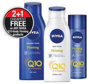 Nivea Q10+ Vitamin C Firming Body Lotion Assorted-250ml Each