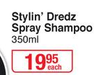 Stylin' Dredz Spray Shampoo-350ml Each