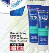 Marc Anthony Shampoo Or Conditioner Assorted- 250ml Each