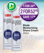 Blade Moisturising Shave Cream-300ml Each