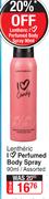 Lentheric Perfumed Body Spray Assorted-90ml