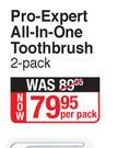 Oral-B Pro-Expert All-In-One Toothbrush-2 Pack Per Pack