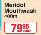 Meridol Mouthwash-400ml Each