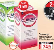 Corsodyl Mouthwash Assorted-200ml Each
