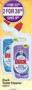 Duck Toilet Cleaner-For 2 x 500ml