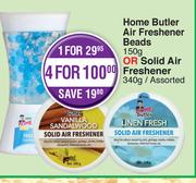 Home Butler Air Freshener Beads-150g Or Solid Air Freshener 340g-Each