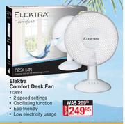 Elektra Comfort Desk Fan