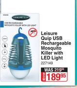 Leisure Quip USB Rechargeable Mosquito Killer With LED Light