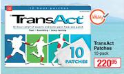 Trans Act Patches 10 Pack