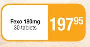 Fexo 180mg 30 Tablets