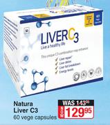 Natura Liver C3 60 Vege Capsules