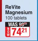 Revite Magnesium 100 Tablets