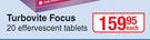 Turbovite Focus 20 Effervescent Tablets-Each