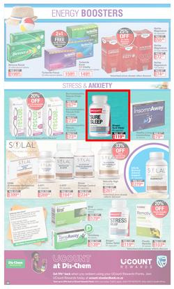 Dis-Chem : Summer Savings (23 October - 15 November 2020), page 22