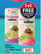 Gaby's Chickpea Or Lentil Cakes-130g Each