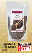 Tony Ferguson Superfood Chia Seeds-200g