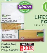 Lifestyle Food Gluten Free Pastas Assorted-250g Each