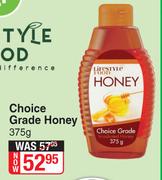 Lifestyle Food Choice Grade Honey-375g