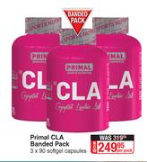 Primal CLA Banded Pack 3 x 90 Softgel Capsules-Per Pack