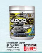 Muscletech Vapor X5 Next Gen Pre Workout Assorted-228g