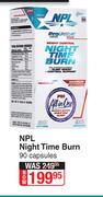NPL Night Time Burn 90 Capsules