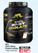 NPL 100% Whey Protein Isolate Assorted-1.5Kg