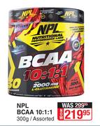 NPL BCAA 10:1:1 Assorted-300g