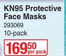 KN95 Protective Face Masks (10 Pack) 293069-Per Pack