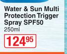 Sun Lab Water & Sun Multi Protection Trigger Spray SPF50-250ml 
