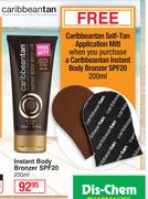 Caribbeantan Instant Body Bronzer SPF20-200ml
