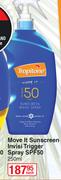 Move It Sunscreen Invisi Trigger Spray SPF50-250ml Each