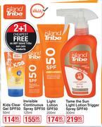 Island Tribe Tame The Sun Light Lotion Trigger Spray SPF40-300ml Each